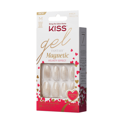 KISS Gel Fantasy Magnetic Nails - Gold Star