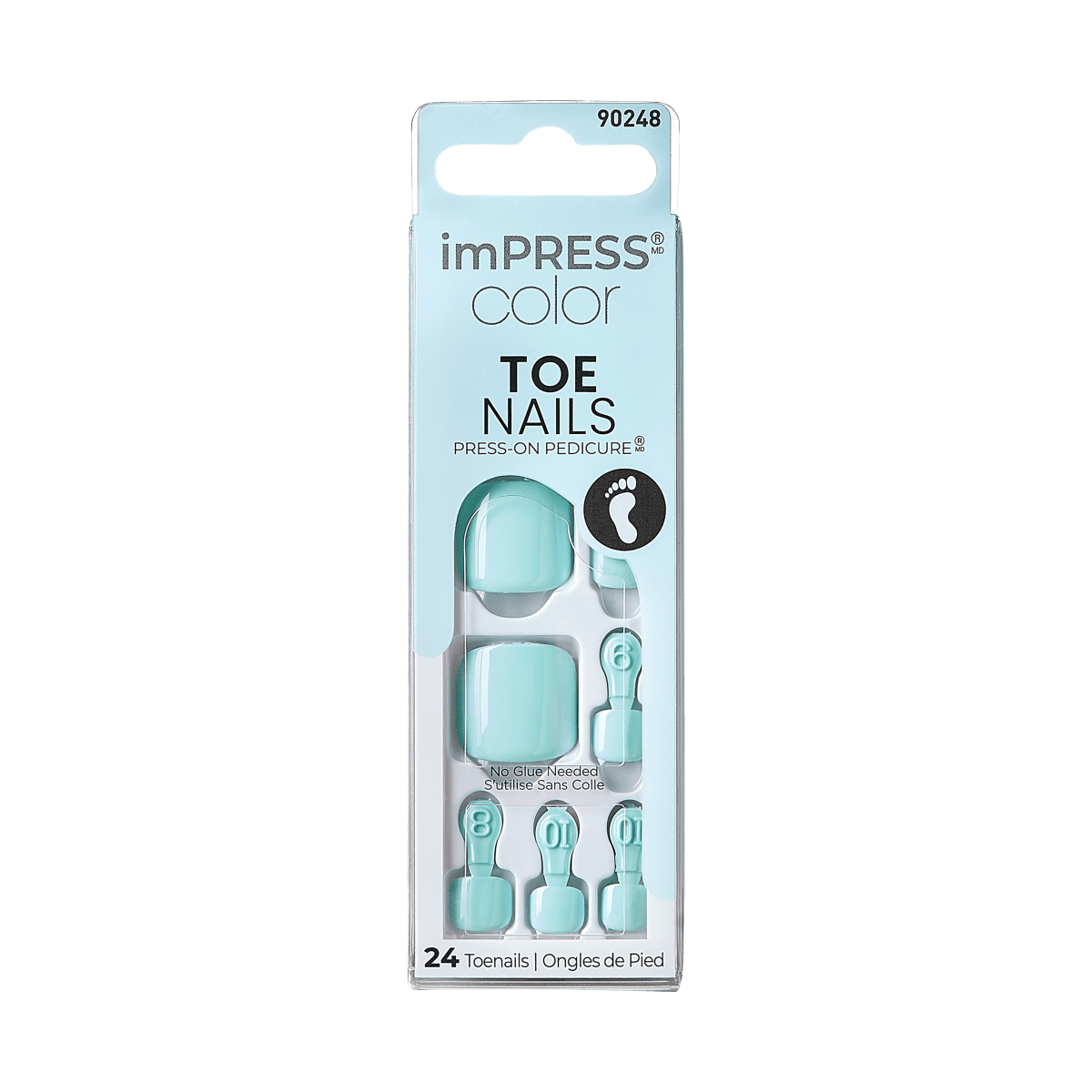 imPRESS Color Press-On Pedicure - Moonseed