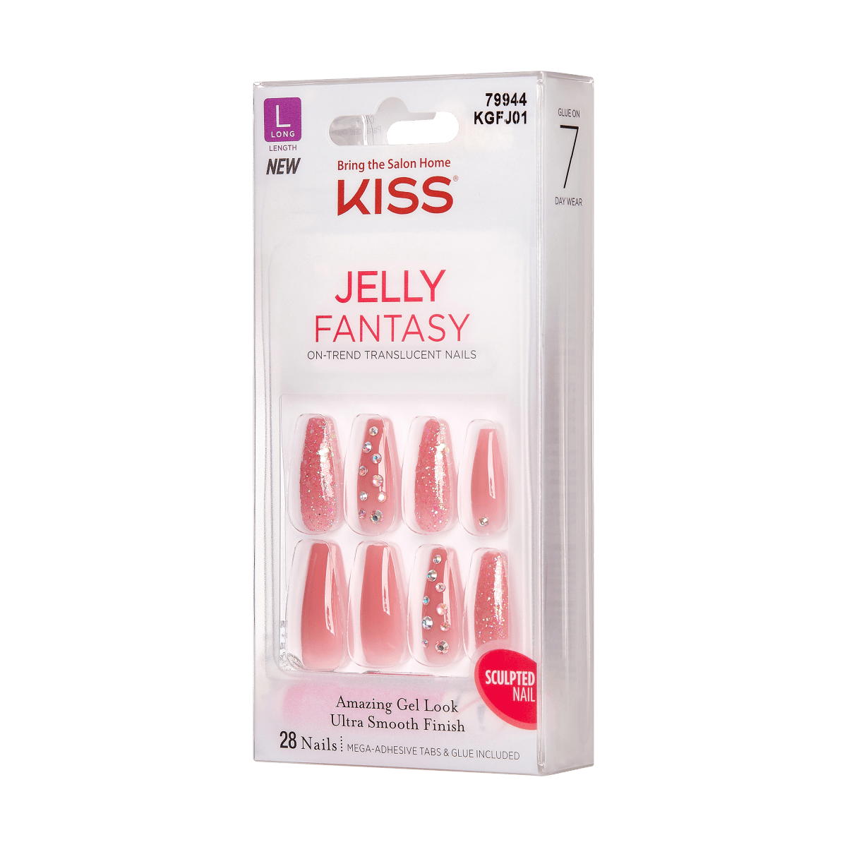 KISS Gel Fantasy Jelly Nails - Be Jelly