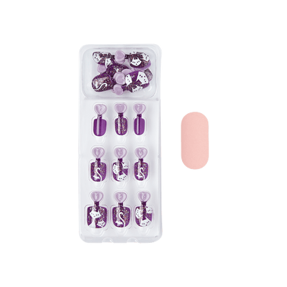 imPRESS MINI Halloween Press-On Manicure for Kids - In the Shadows