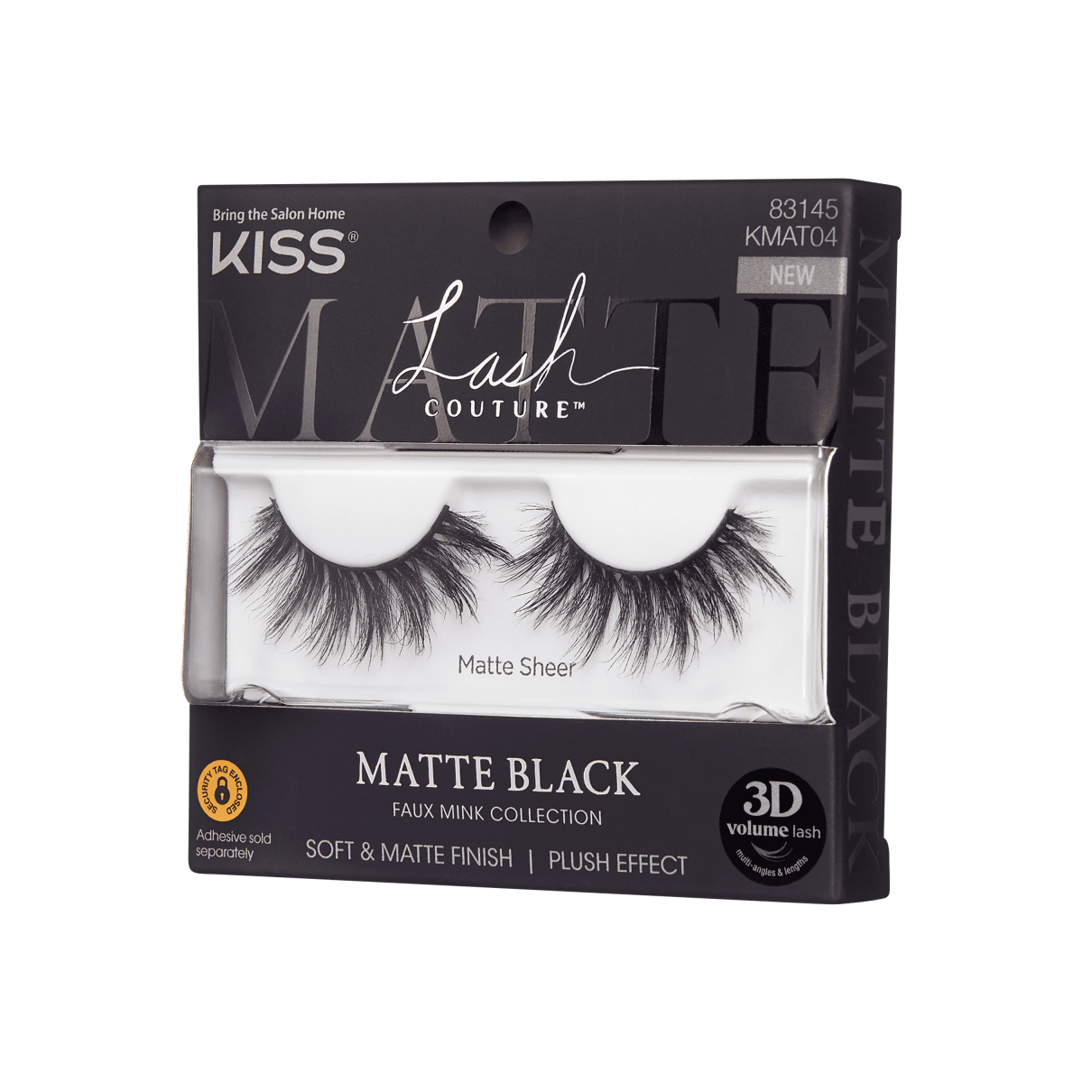 KISS Lash Couture Matte Black - Matte Sheer