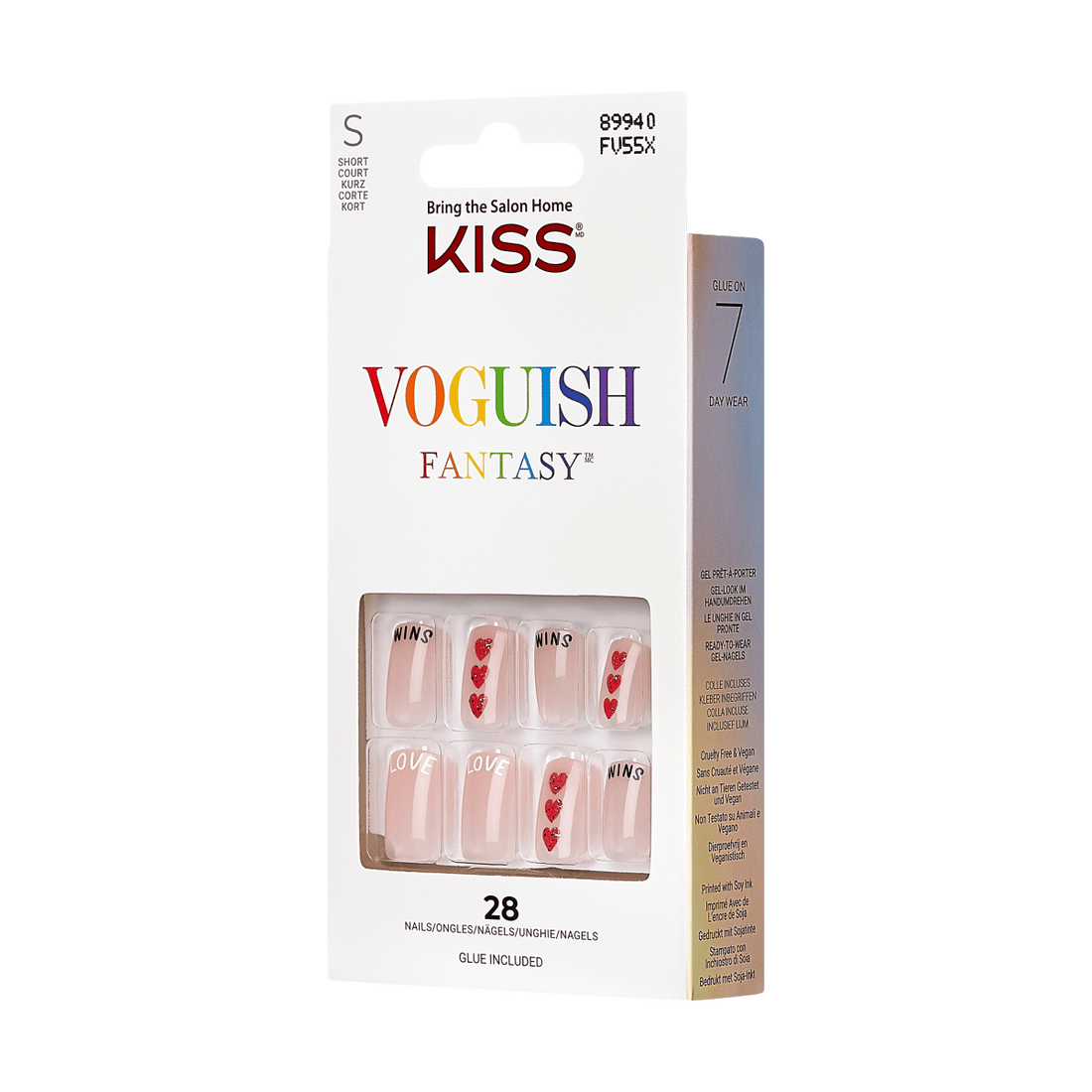 KISS Voguish Fantasy Pride Nails - Love Wins