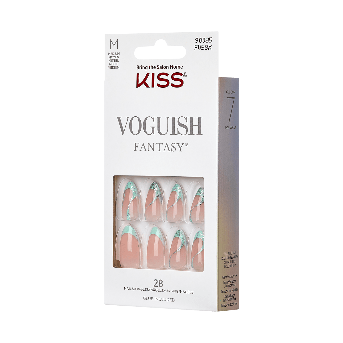 KISS Voguish Fantasy Nails - Straw Hat