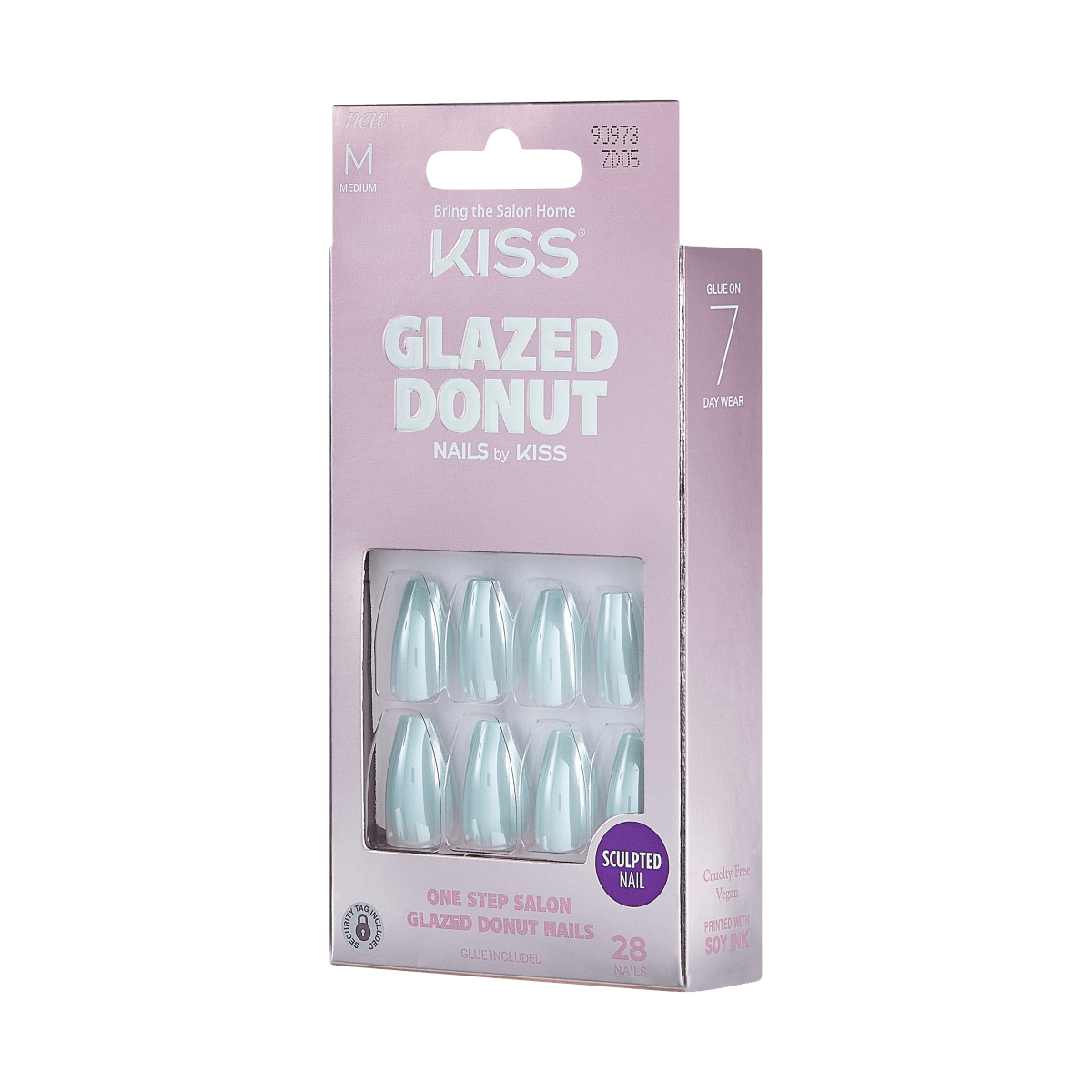 KISS Glazed Donut Nails - Blue Iced