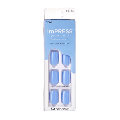 imPRESS Color Press-On Manicure - Baby Why So Blue
