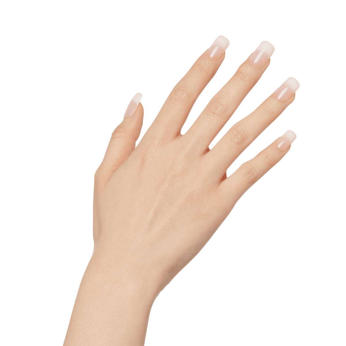 KISS Salon Acrylic Nude French Nails - Cashmere