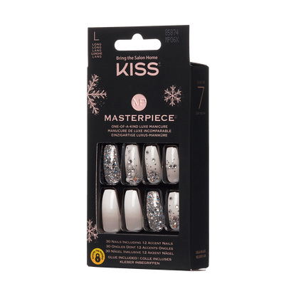 KISS Masterpiece Holiday Nails - Champagne