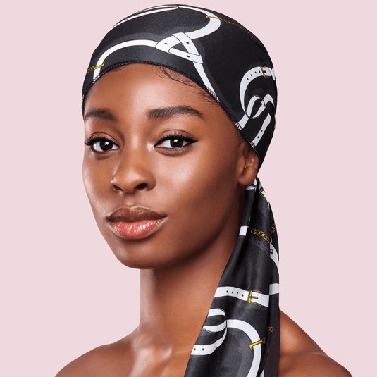 Soft Satin Wrap Scarf  - Status