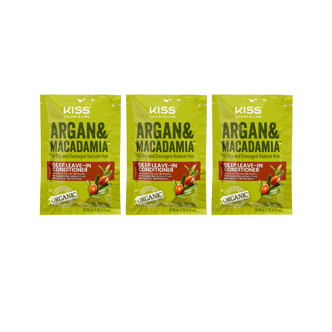 Leave-In Conditioner - Argan Macadamia Moisturizing 3-Pack
