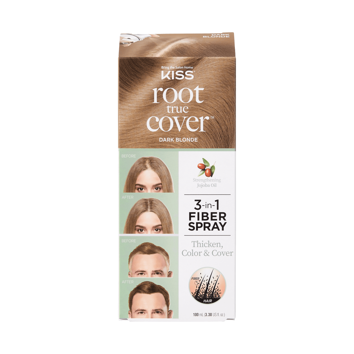 Root True Cover Fiber Spray - Dark Blonde