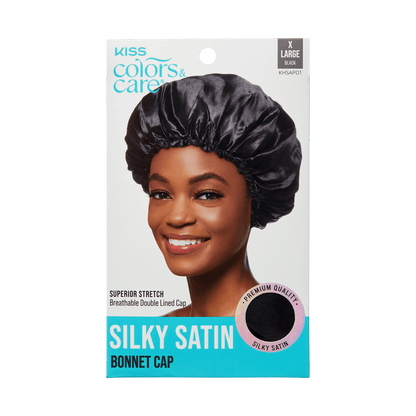 KISS Colors &amp; Care KISS SATIN BONNET BLACK