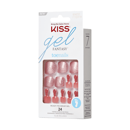 KISS Gel Fantasy Toenails- Miss Fancy