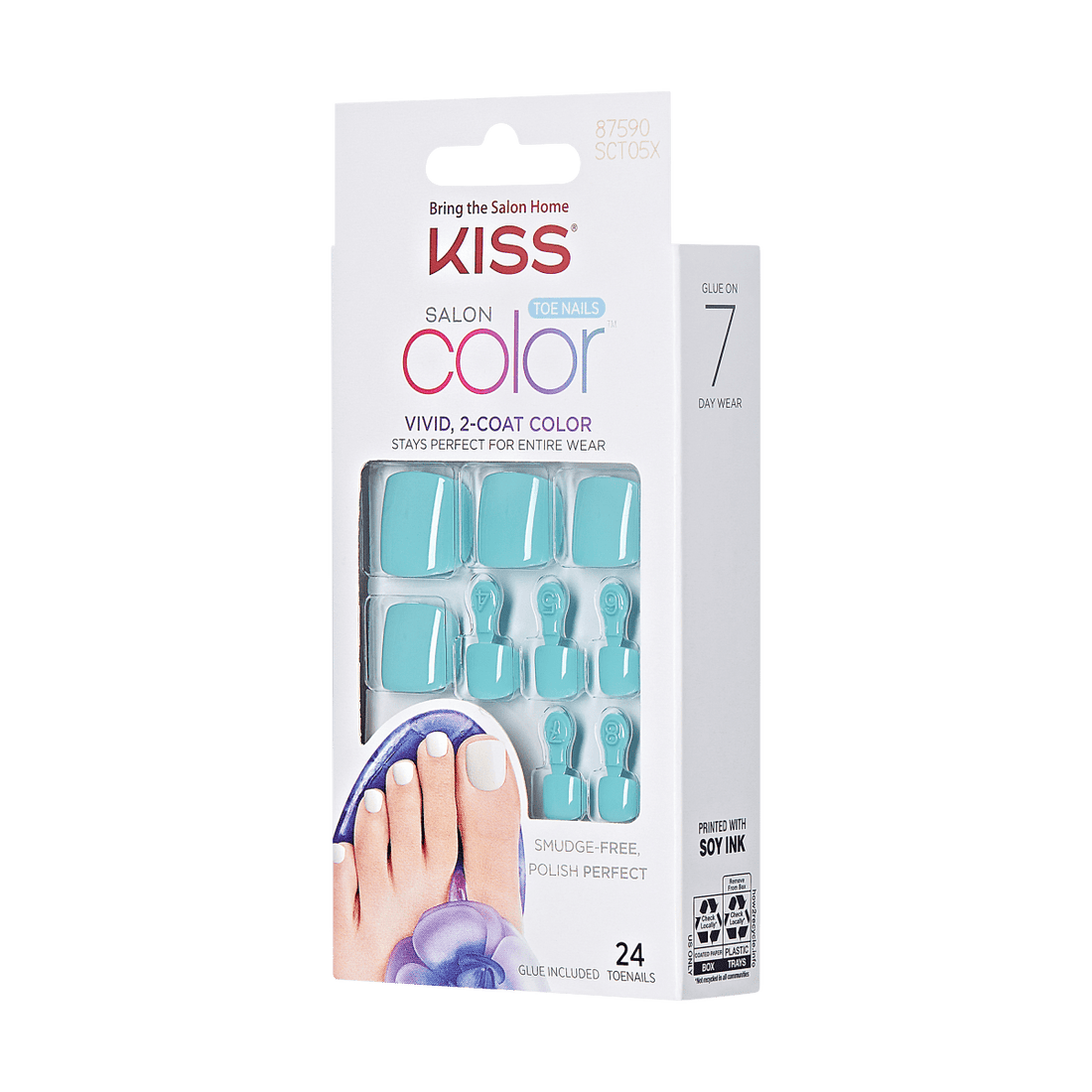 KISS Salon Color Toenails - Summer Feelings