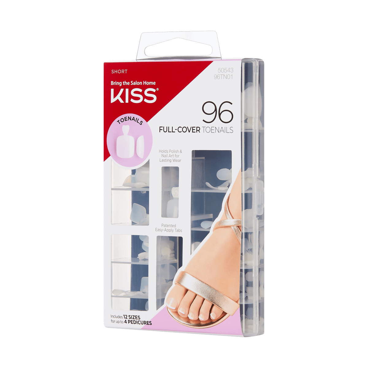 KISS Full-Cover Toenails Kit - Short Length