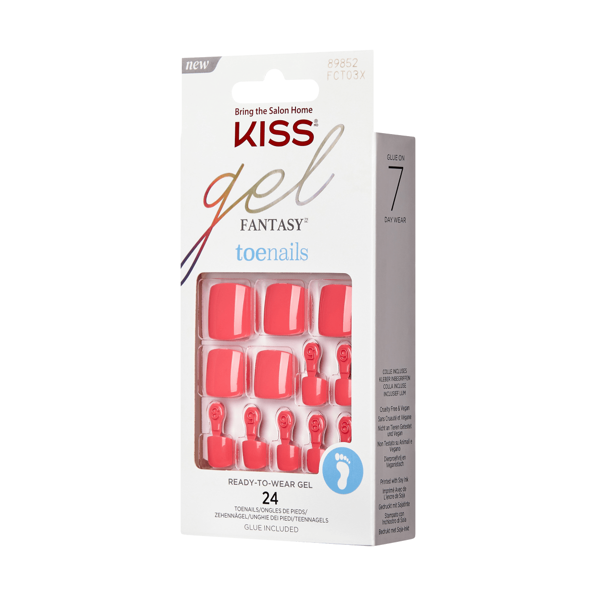 KISS Gel Fantasy Toenails - Elderberry
