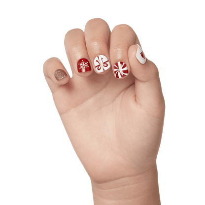 imPRESS MINI Holiday Press-On Nails - Snow Day