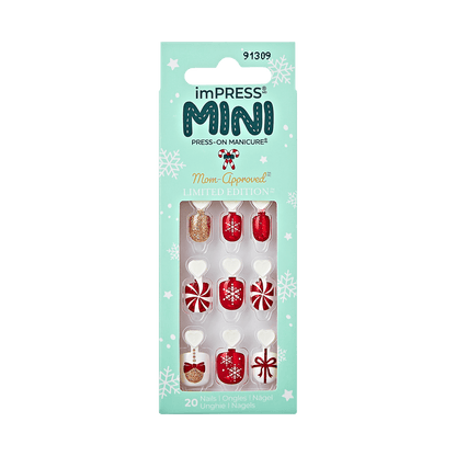 imPRESS MINI Holiday Press-On Nails - Snow Day