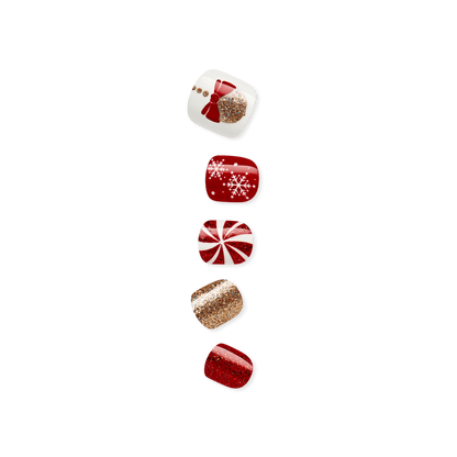 imPRESS MINI Holiday Press-On Nails - Snow Day