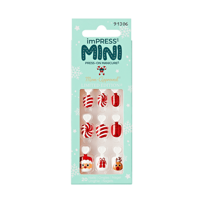 imPRESS MINI Holiday Press-On Nails - Snowbody