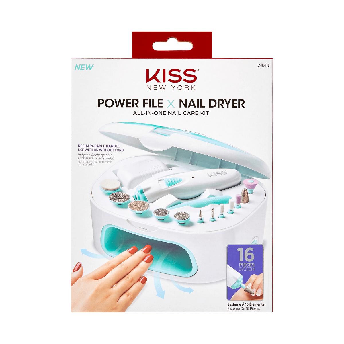 KISS Power File Deluxe Nail File Rechargeable