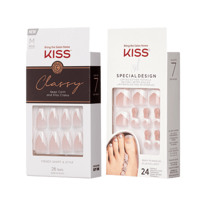 KISS Classy Manicure &amp; Special Design Pedicure Set - French Mate