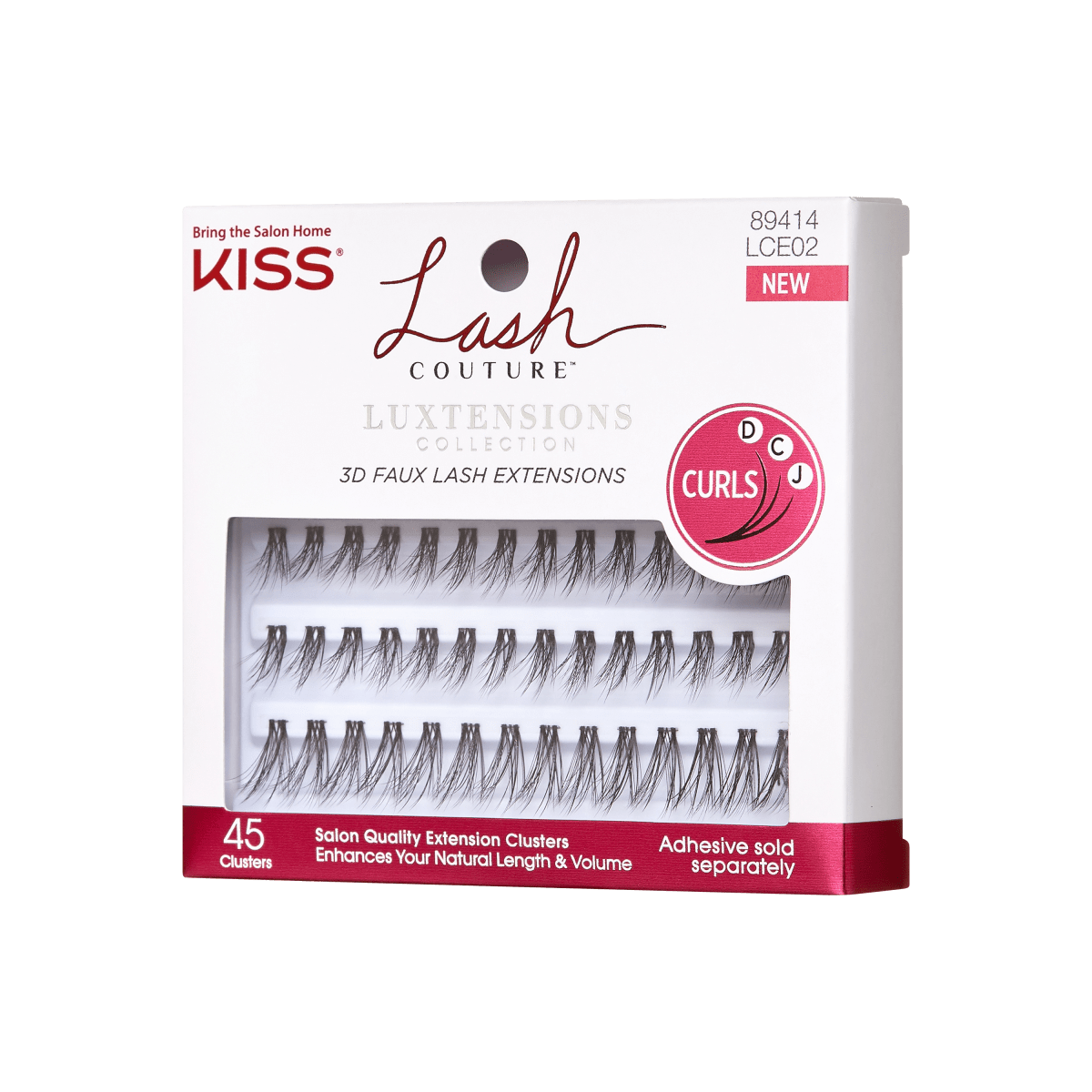 KISS Lash Couture Faux Mink Extensions - Cluster 02