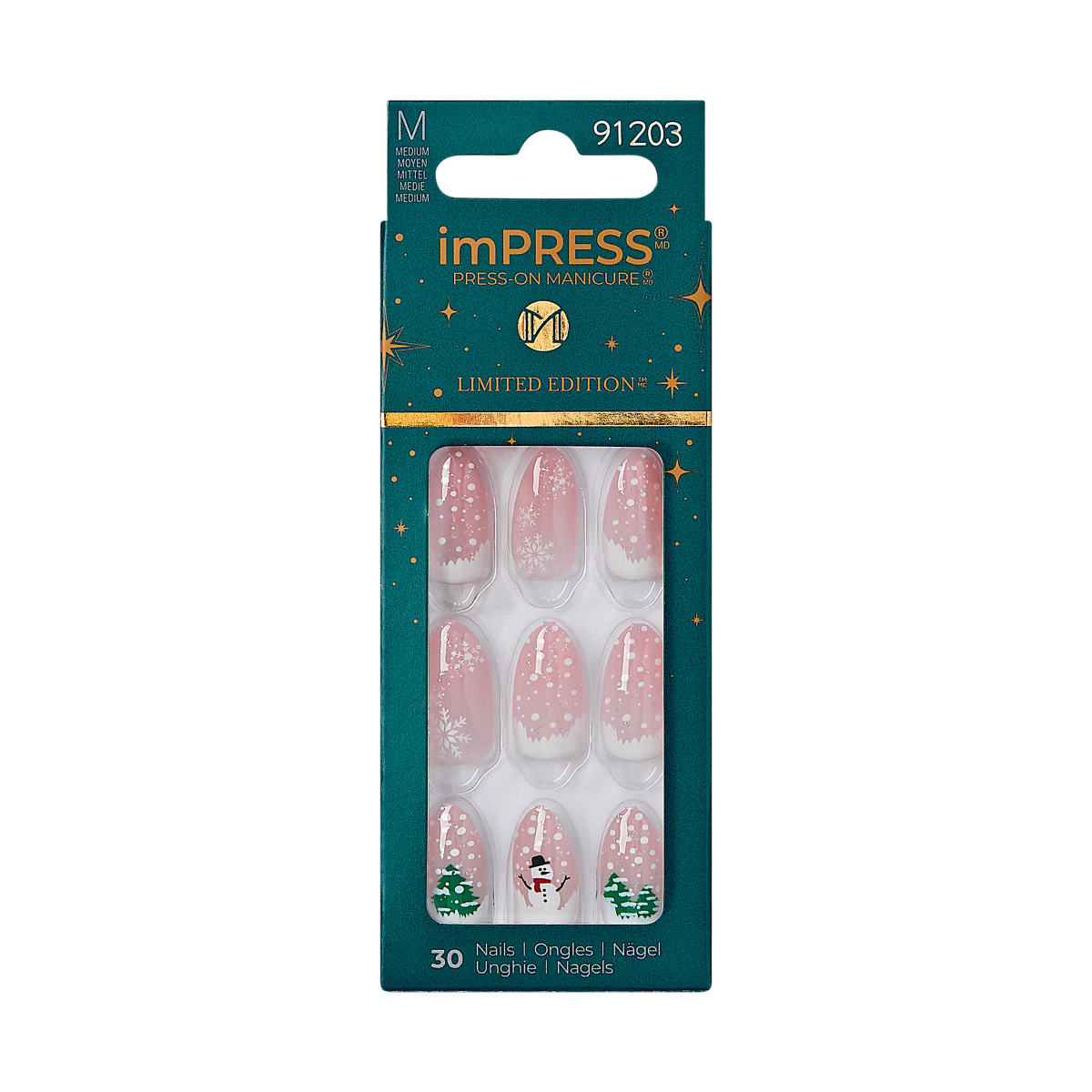 imPRESS Holiday Press-On Manicure - Love At Frost Sight