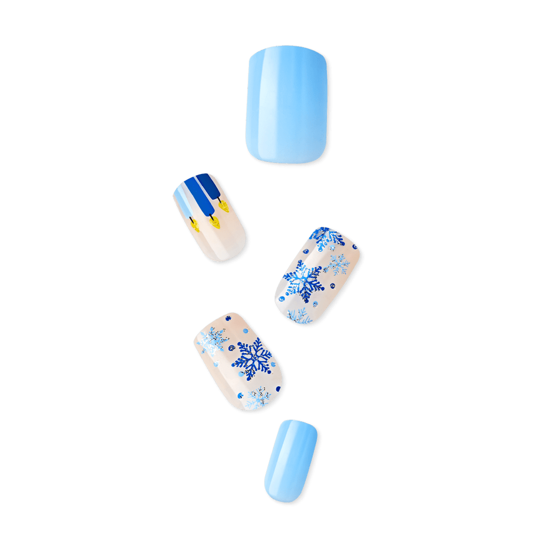 imPRESS Limited-Edition Hanukkah Press-On Nails - Noble Light