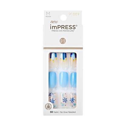 imPRESS Limited-Edition Hanukkah Press-On Nails - Noble Light