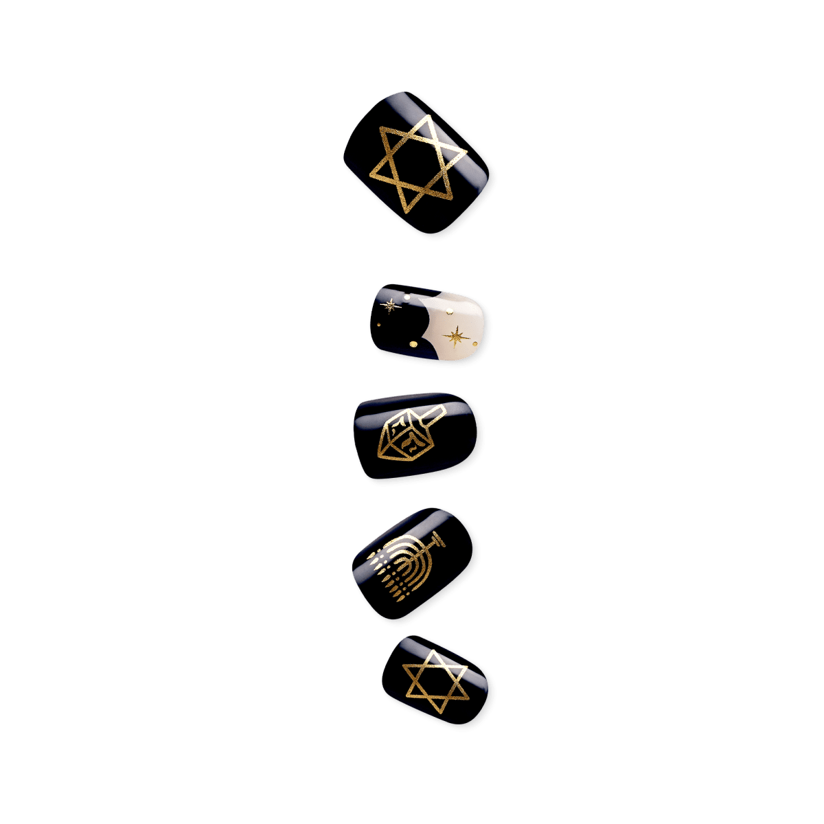 imPRESS Limited-Edition Hanukkah Press-On Nails – 8 Nights
