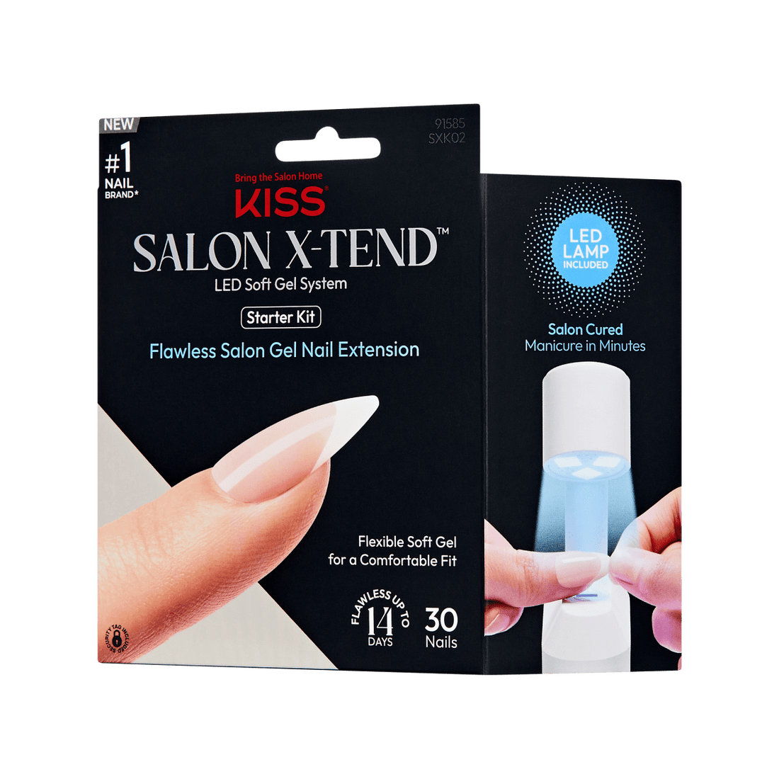 KISS Salon X-tend LED Soft Gel System– Pure