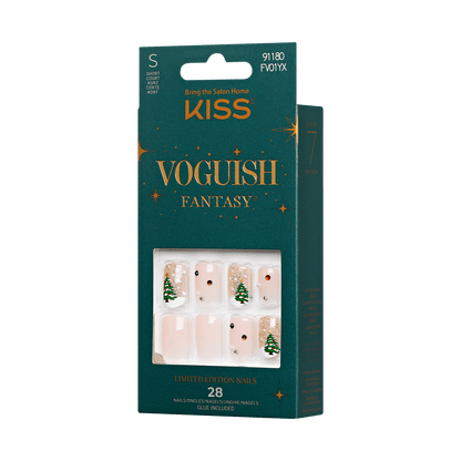 KISS Voguish Fantasy Holiday Nails- Marshmallow