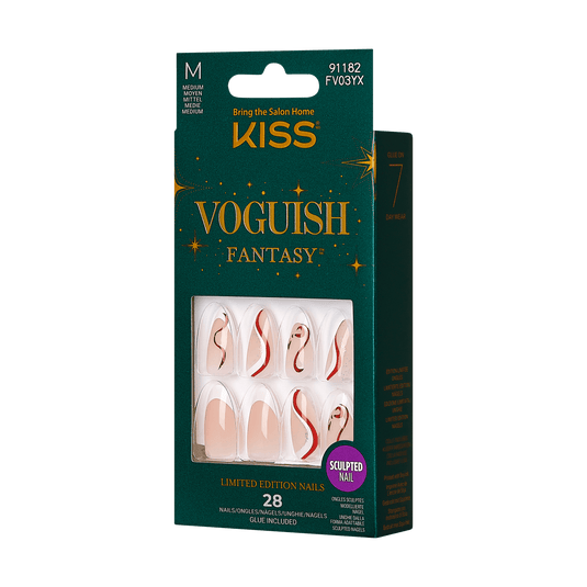 KISS Voguish Fantasy Holiday Nails - Pine Trees