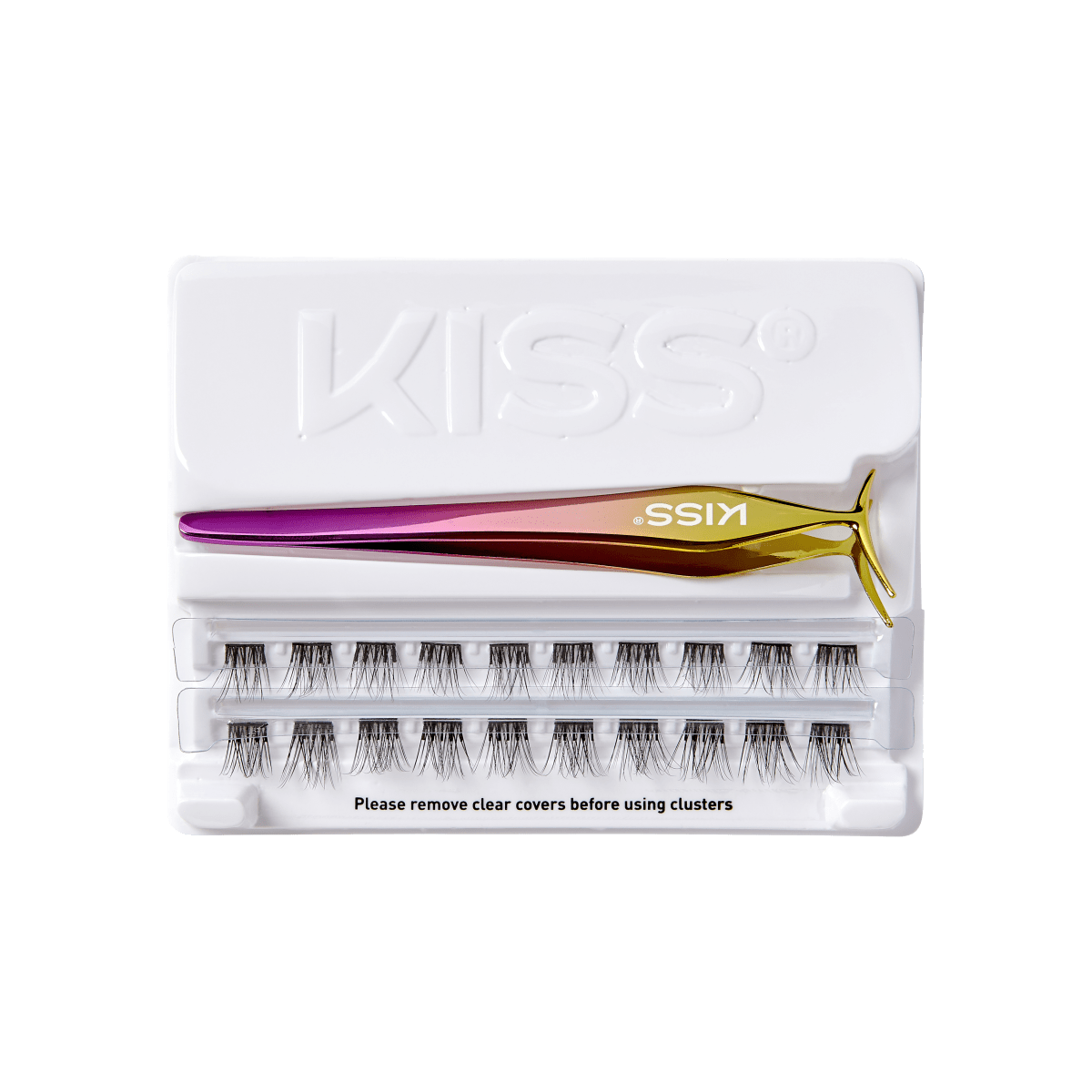  imPRESS KISS Falsies False Eyelashes, Lash Clusters, Natural',  12 mm, Includes 20 Clusters, 1 applicator, Contact Lens Friendly, Easy to  Apply, Reusable Strip Lashes : Beauty & Personal Care