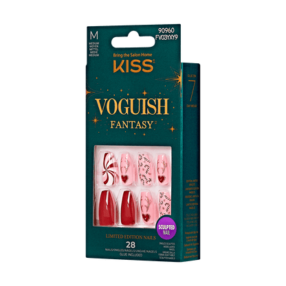 KISS Voguish Fantasy Holiday Nails - Polish up