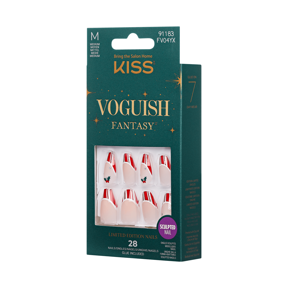 KISS Voguish Fantasy Holiday Nails - Sweater Time