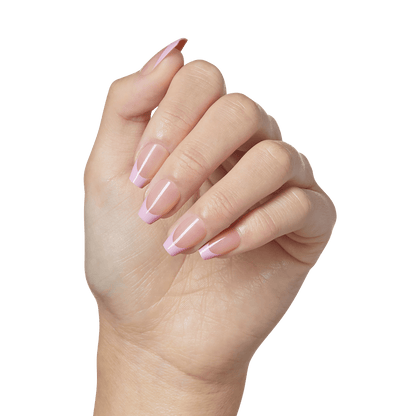 Salon Acrylic French Color Nails - Sprinkles