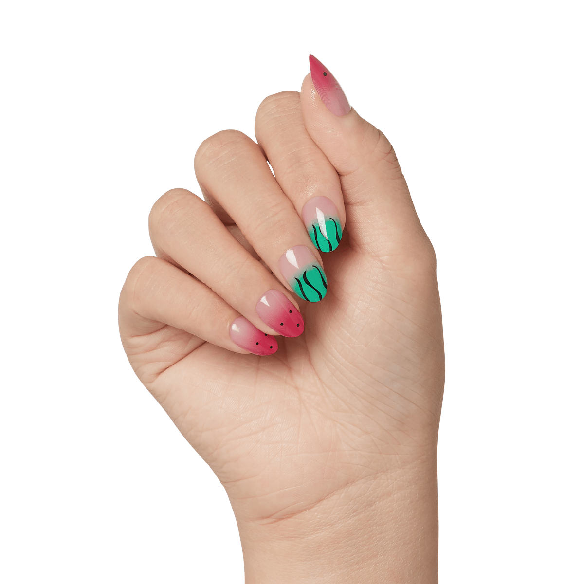 Watermelon nail art – Jolene Tay