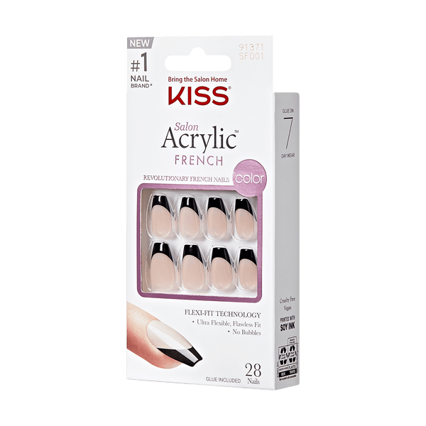 Kiss New York | nail, adhesive, New York City, nail polish | [GUARDIAN  EXCLUSIVE!] Compare the basic nail polish to our gorgeous press-on nails.  With Kiss New York imPRESS Press-On Manicure, you