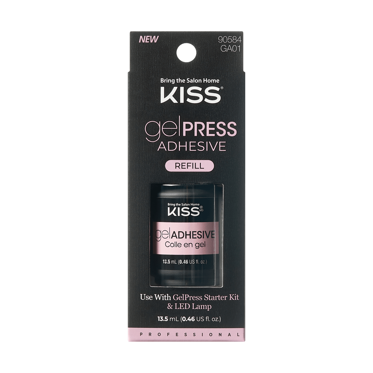 KISS gelPRESS Adhesive Refill, Nail Extension System, 13.5 mL (0.46 US fl.  oz.) – KISS USA