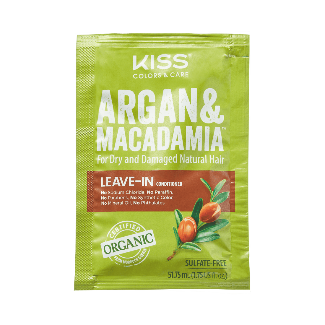 KISS Colors &amp; Care Argan &amp; Macadamia Deep Leave-In Conditioner 1.75 fl. oz