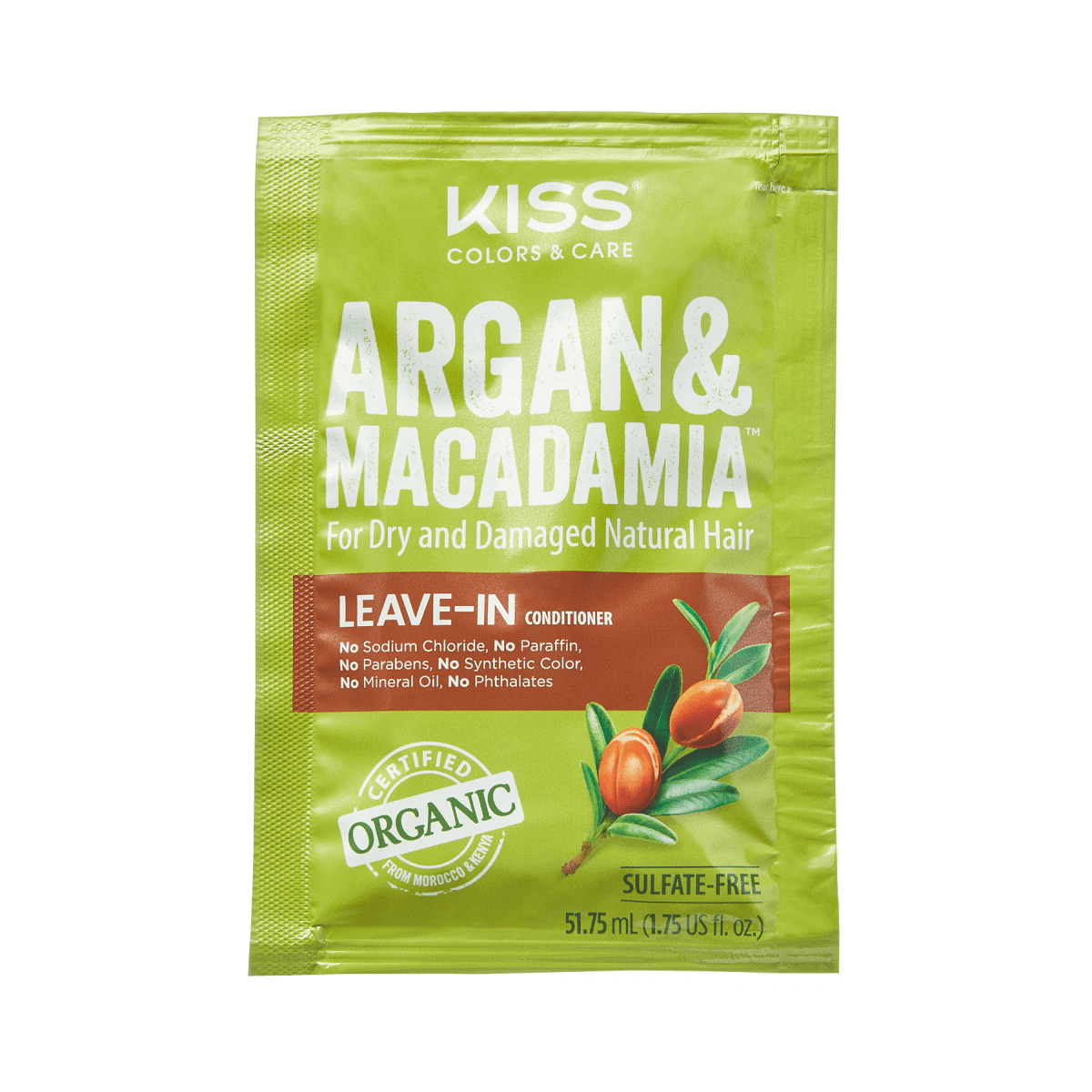 KISS Colors &amp; Care Argan &amp; Macadamia Deep Leave-In Conditioner 1.75 fl. oz