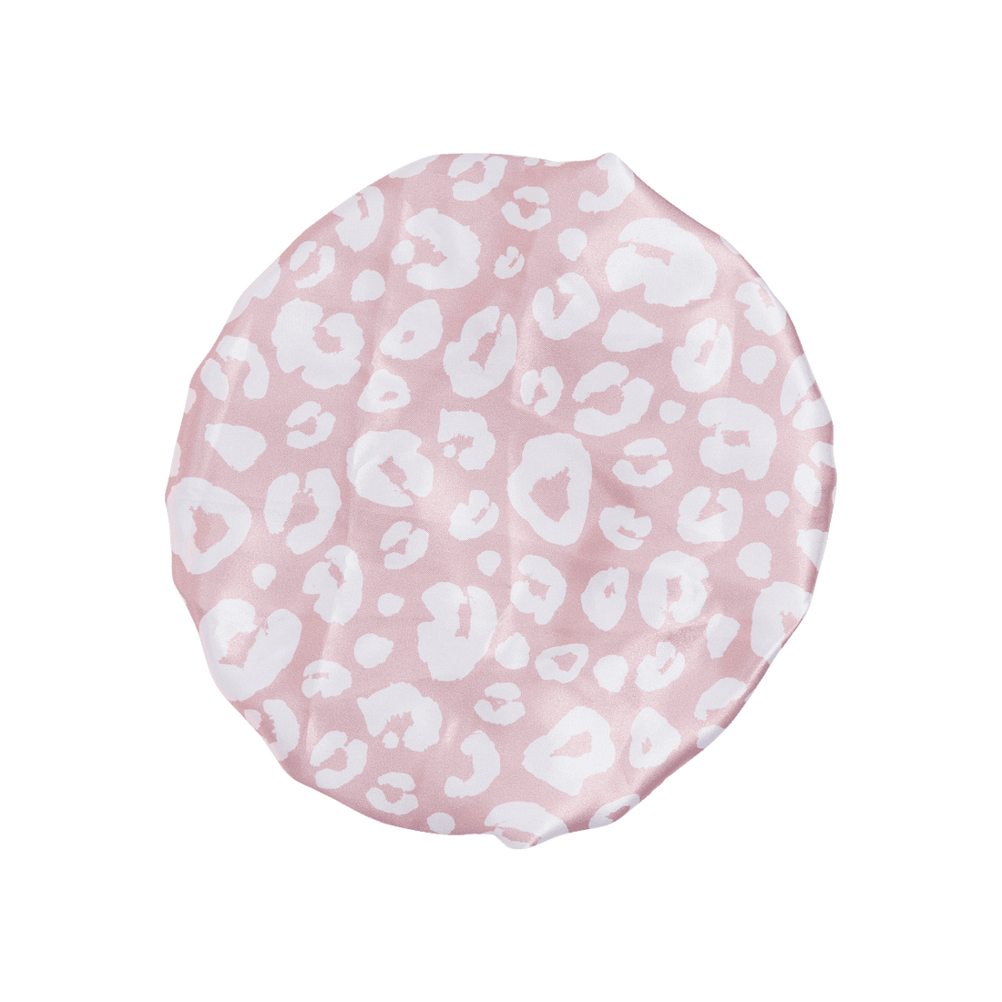 KISS Colors & Care Baby Satin Premium Bonnet, 0-12 Months - Pink Leopard