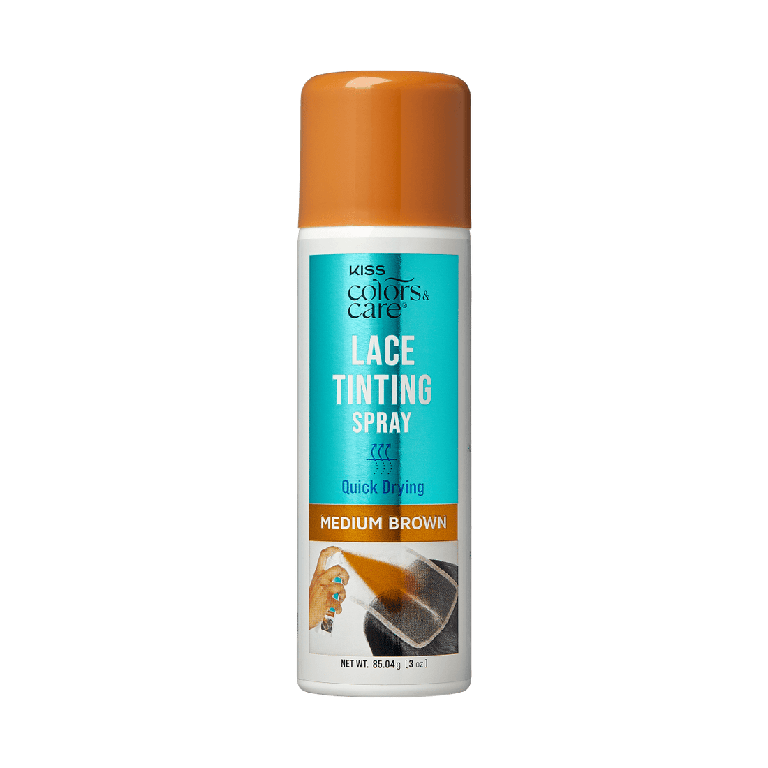 KISS Colors &amp; Care Lace Tinting Spray - Medium Brown