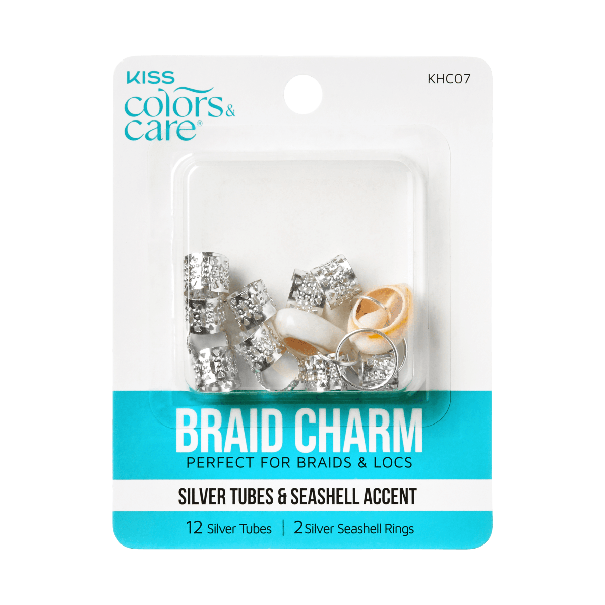 KISS Colors &amp; Care Braid Charms - Silver