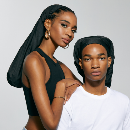 Silky Spandex Cap Black Braid/LocSuper Jumbo - Image 3