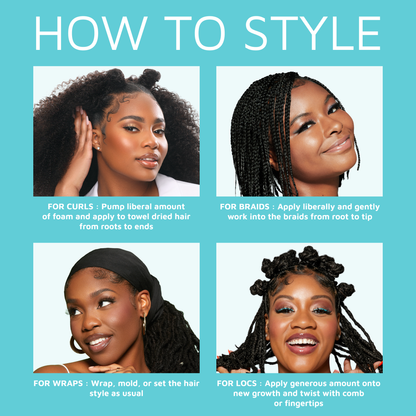 Foam Mousse Flex Styling & Hold All Hair Types - Image 12