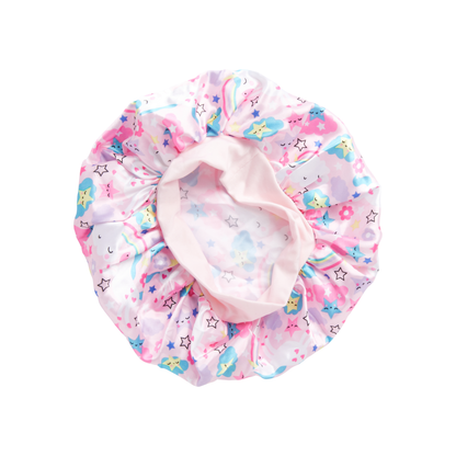 Toddler Hair Bonnet Cap Pink Unicorn 12-36 months - Image 6