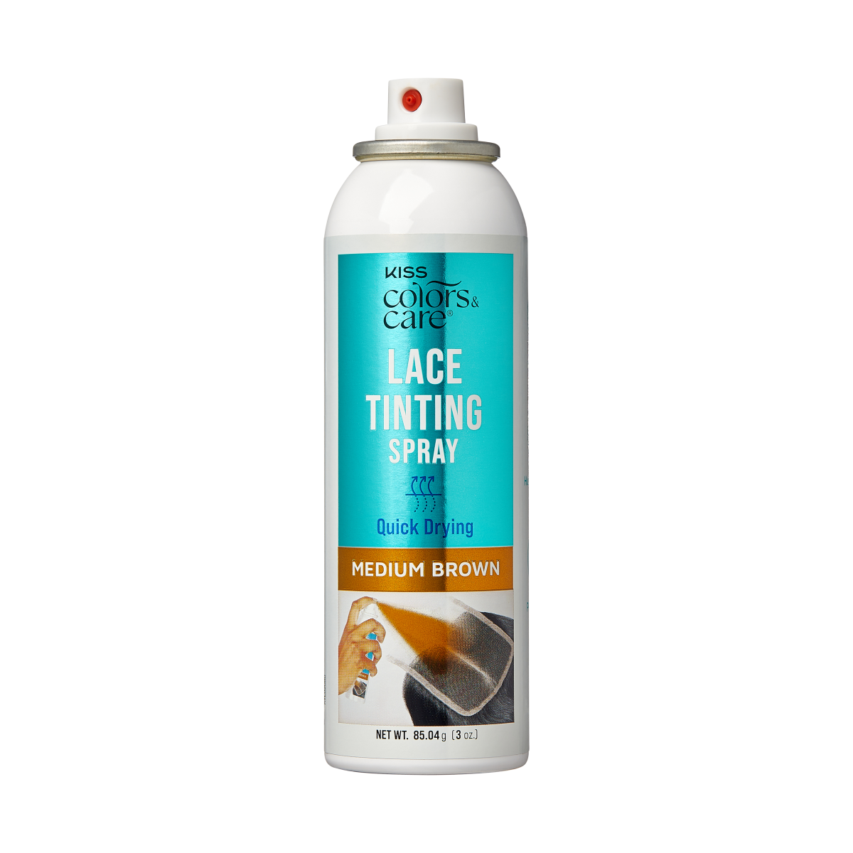 KISS Colors &amp; Care Lace Tinting Spray - Medium Brown