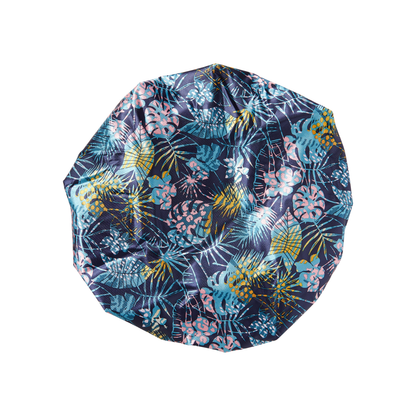 Satin Shower Cap Tropical ReversibleExtra-Large - Image 5